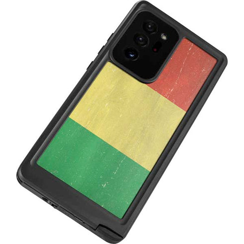 Bolivia Flag Distressed Galaxy Note20 Ultra 5G Waterproof Case